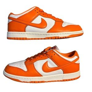 Nike Dunk Low Syracuse Size 11 Orange White SB SKATEBOARD SHOES SNEAKERS